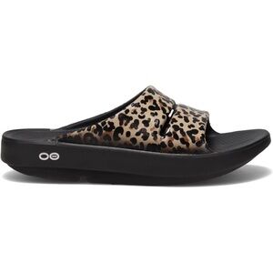 OOFOS Leopard Print Women's Sandals